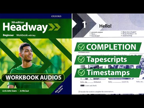 New Headway Beginner 5th Edition - Unit 1: Hello! || Workbook