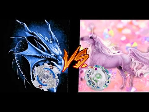 BEYBLADE BATTLE - Lost Longinus N.S. VS Unlock Unicorn D.N. | Mythical Battle!