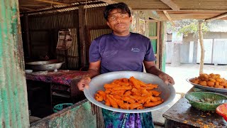 মচমচে বেগুনি বানানোর রেসিপি বেগুনি অসাধারণ ভাবে ভাজা হয়েছে একবার দেখলে খাইতে মন চাবে