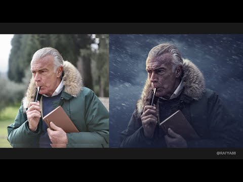 Neon Glow Effect Portrait Photoshop Tutorial