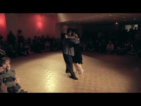  John Zabala  and  Malena Martos  are  dancing  to  "  La Vida Es Corta  "  by  Ricardo Tanturi