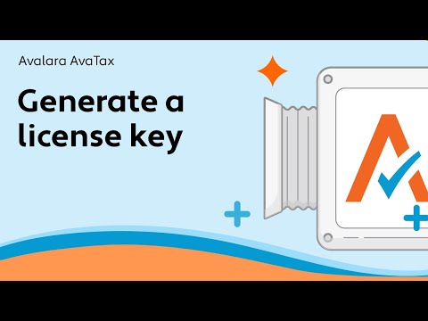 Generate a license key - AvaTax