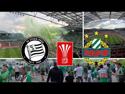 Stadionvlog#2 SK  Sturm Graz – SK Rapid 2:1 (0:1) – 01.05.2024, ÖFB-Cup 2023/24