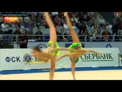 Russia 3 ribbons and 2 hoops Final European Championship Nizhny Novgorod 2012