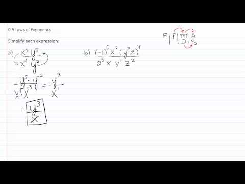  Laws of Exponents p2