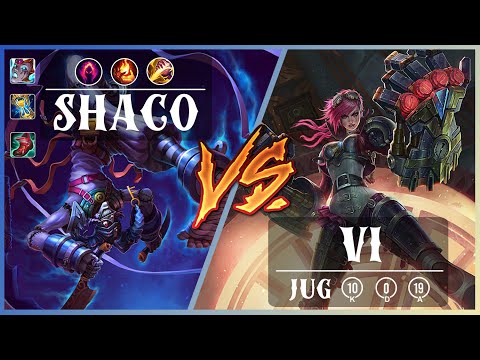 SHACO VS VI (JUNGLE) - 10/0/19 - SHACO MONTAGE