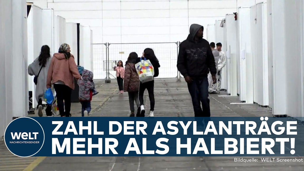 MIGRATION IN DEUTSCHLAND: Halbiert! Zahl der Asylanträge 2025 um mehr als die Hälfte gesunken!