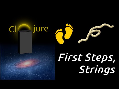 Learn Clojure First Steps Strings