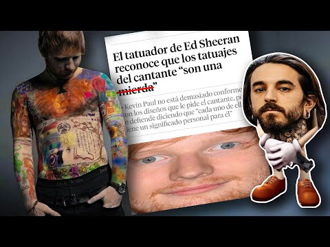 Los ESTREMECEDORES TATUAJES de ED SHEERAN y su MISTERIOSO significado