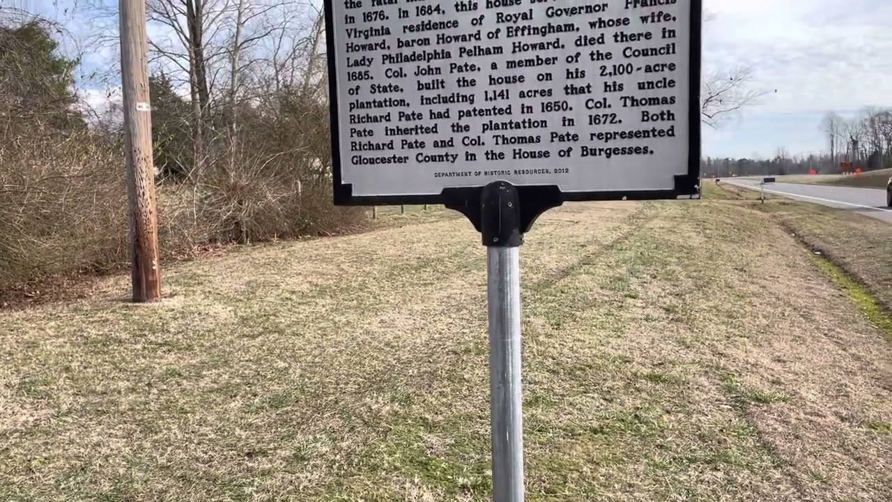 Gloucester Hall ca. 1660 where Bacon’s Rebellion essentially ended.