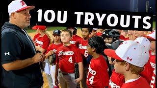 10u Baseball Team Try Outs | Becoming a Redhawk