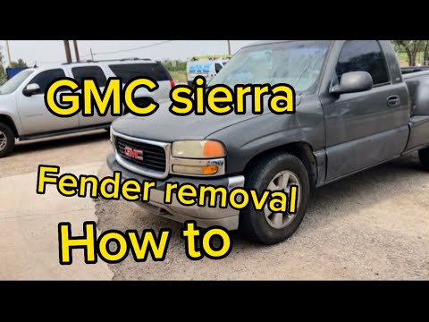 Gmc sierra fender removal 2002 step by step guide!