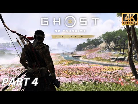 GHOST OF TSUSHIMA DIRECTORS CUT Walkthrough Gameplay Part 4 [4K 60FPS PS5 ULTRA] - Rescue mission