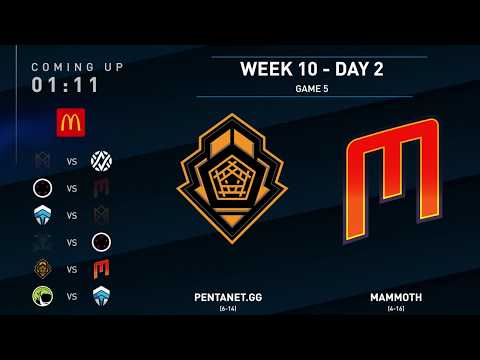 OPL 2020 Split 1 Week 10 Game 11 - Pentanet.GG v Mammoth