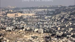 Shabachi Yerushalayim Music Video