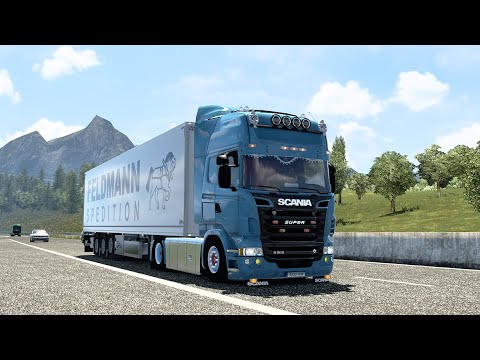 ETS2 1.40 - Euro Truck Simulator 2 - Scania R500 Topline  - Milano (I) to Berna (CH)