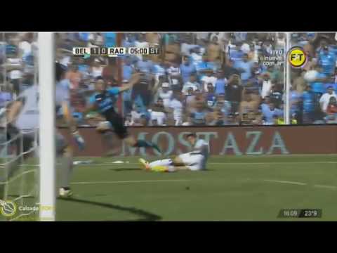 Gol de Velazquez  - Belgrano  1 Vs  0 Racing Club - Fecha 16 - Liga Argentina