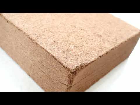 Square cocopeat block, for agriculture, packaging type: pall...