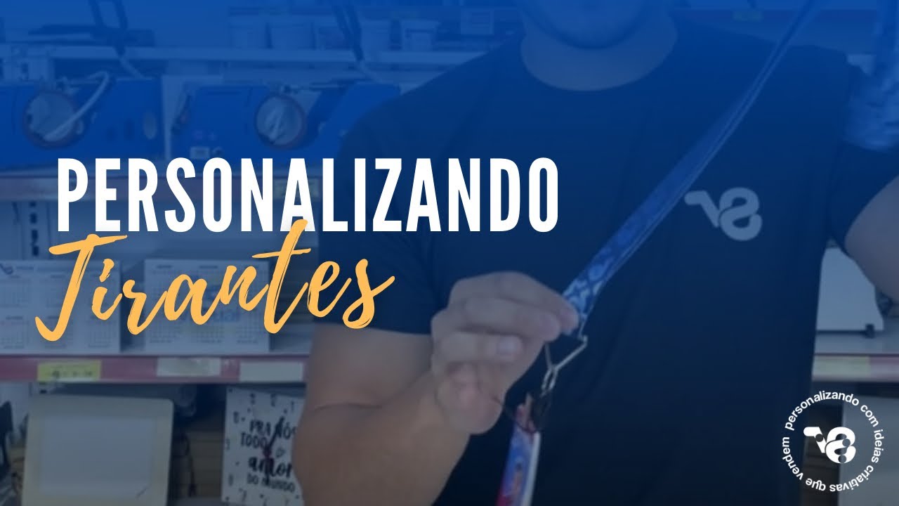 A melhor forma de fazer TIRANTES PERSONALIZADOS para Crachás ou Canecas na Sublimação