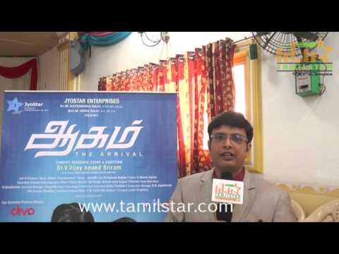Vijay Anand Sriram at Aagam Movie Team Interview