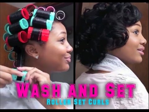 UPDATED: ROLLER SET HAIR TUTORIAL | Wash & Set Your Hair! Video