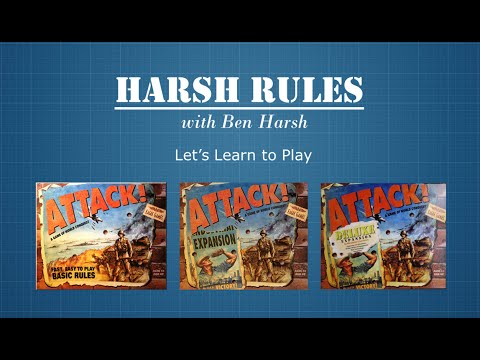 Attack! Basic Rules Board Game Tutorial
