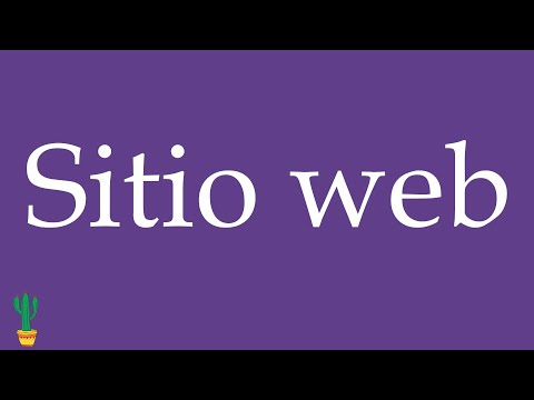 How to Pronounce ''Sitio web'' (Website) Correctly in Spanish 🇲🇽