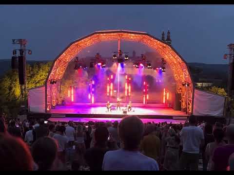 David Garrett auf der Klosterwiese von Kloster Banz