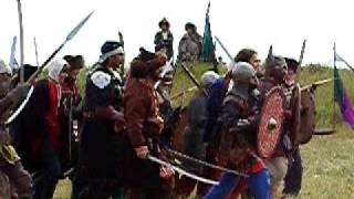 preview picture of video 'Attack of medieval warriors'