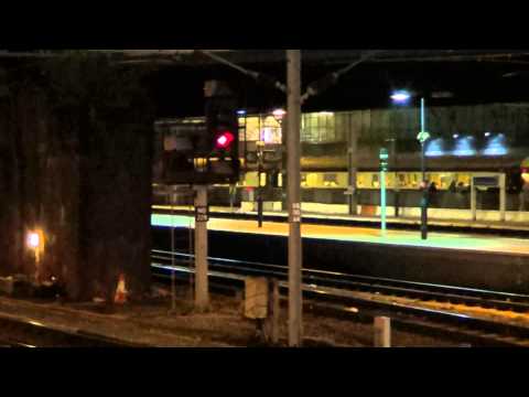 Class 57313 and 57316 on The Yorkshire Coast Statesman at Birmingham New street