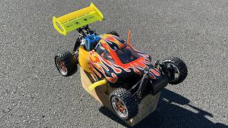 Nitro RC 1/10 HSP VX .18 Warhead Buggy Speed Run