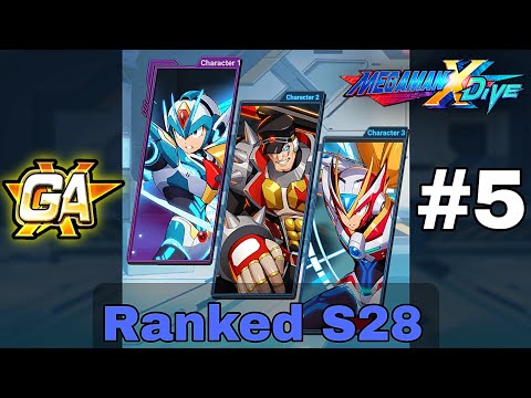 [Mega Man X DiVE] Season 28 Ranked Match #5 | Gangsta Sigma - DiVE Zero - DiVE X | Road To GA (Alt)