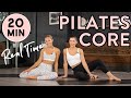 Core Ab Pilates Home Workout 20min REAL TIME Workout