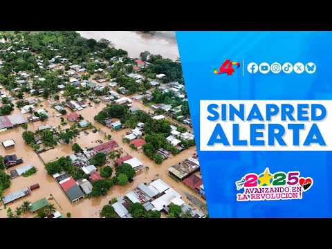 🚨 SINAPRED en vigilancia permanente por inundaciones en El Rama, Caribe Sur 🌧️