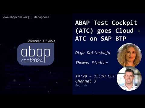 ABAP Test Cockpit (ATC) goes Cloud - ATC on SAP BTP