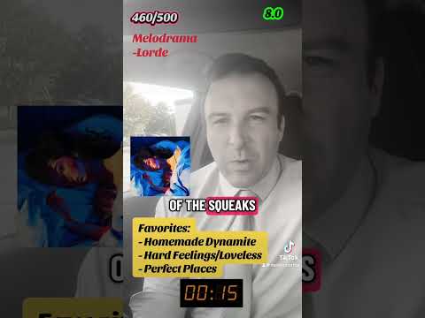 460/500 Lorde - Melodrama (30-Second Reviews) @rollingstone 500 Greatest Albums @Lorde