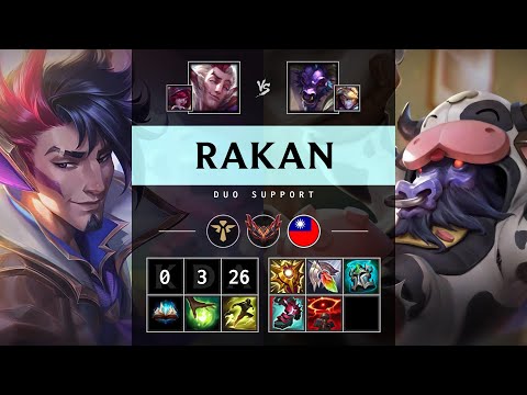 Rakan Support vs Alistar - TW Grandmaster Patch 25.12