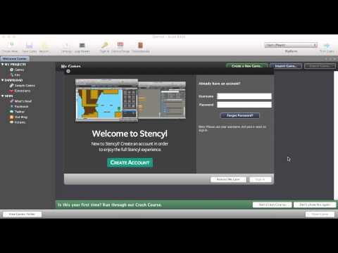 Makes Games Without Code - Downloading Stencyl