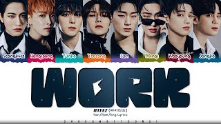 Download lagu ATEEZ 'WORK' Lyrics (에이티즈 WORK 가사) [Color Coded Han_Rom_Eng] | ShadowByYoongi mp3