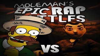Cover art for Ned Flanders Vs. Clay Puppington Rap Battle