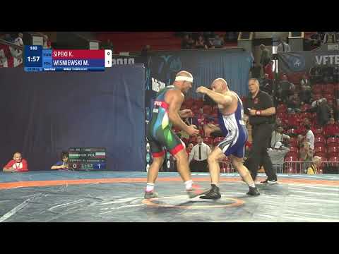 1/2 GR - 88 kg: K. SIPEKI (HUN) v. M. WISNIEWSKI (POL)