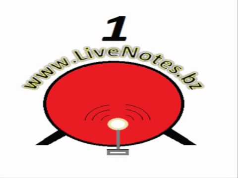 metronome 60 bpm 3 beat measures kick-drum and hi-hat