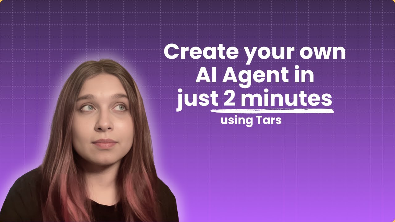 Build Your OWN AI Agent in RECORD TIME with Tars