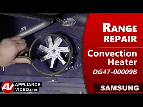 Samsung Stove - Not Heating Top Oven - Convection Heater Repair and Diagnostic