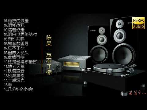 【陈果&middot;忘不了你】极品珍藏24K金碟，声效极富临场感，低速原抓