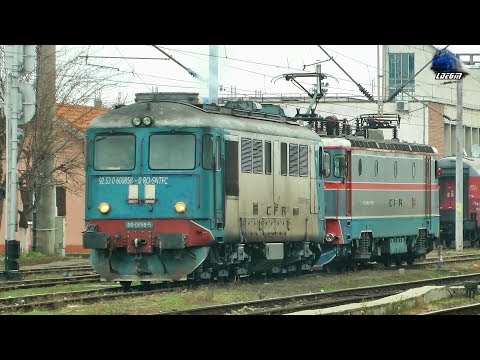 LE5100 40-0369-1 & LDE2100 60-0858-0 RO-SNTFC in Gara Cluj Napoca Station - 01 December 2017