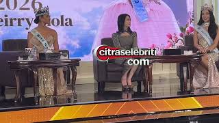  Audrey Bianca Kenang Perjuangan di Miss World 2026, Akui Tak Tertekan Target Prestasi