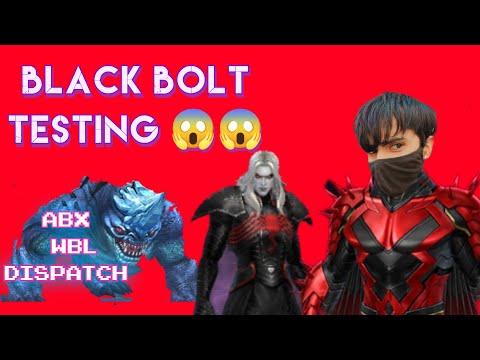 Marvel Future Fight BlackBolt Testing Video Shocking results
