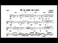 On the sunny side of the street Sonny Rollins Transcription