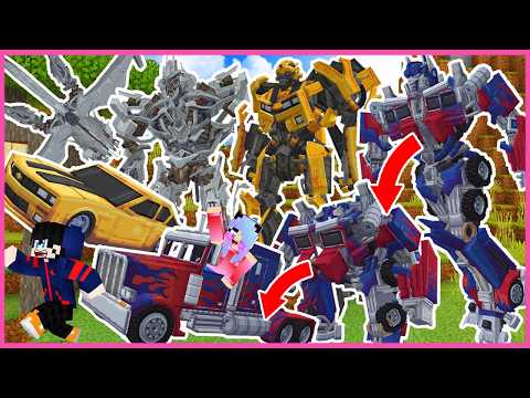 Minecraft แปลงร่างเป็น transformers สุดเท่ห์ Transformers MOD in Minecraft PE